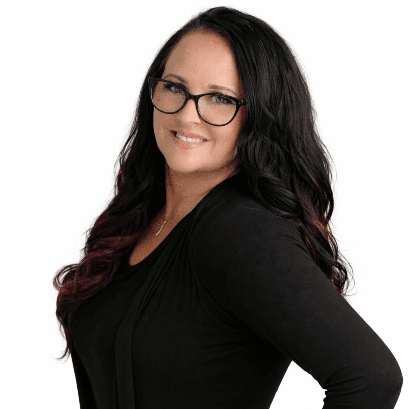 Portrait of Trish, a professional stylist at Fusion Salon Avalon, showcasing their expertise and style.