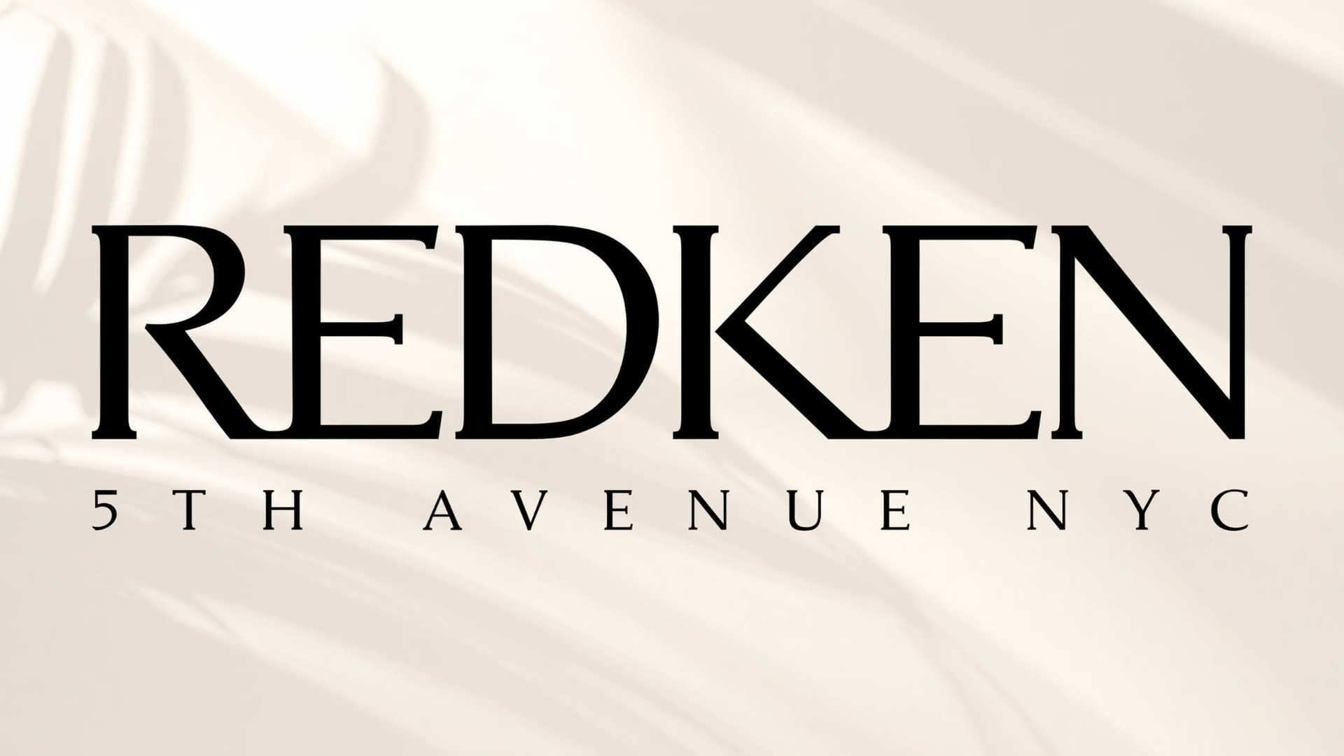Redken logo with "5th Avenue NYC" text on a light background.